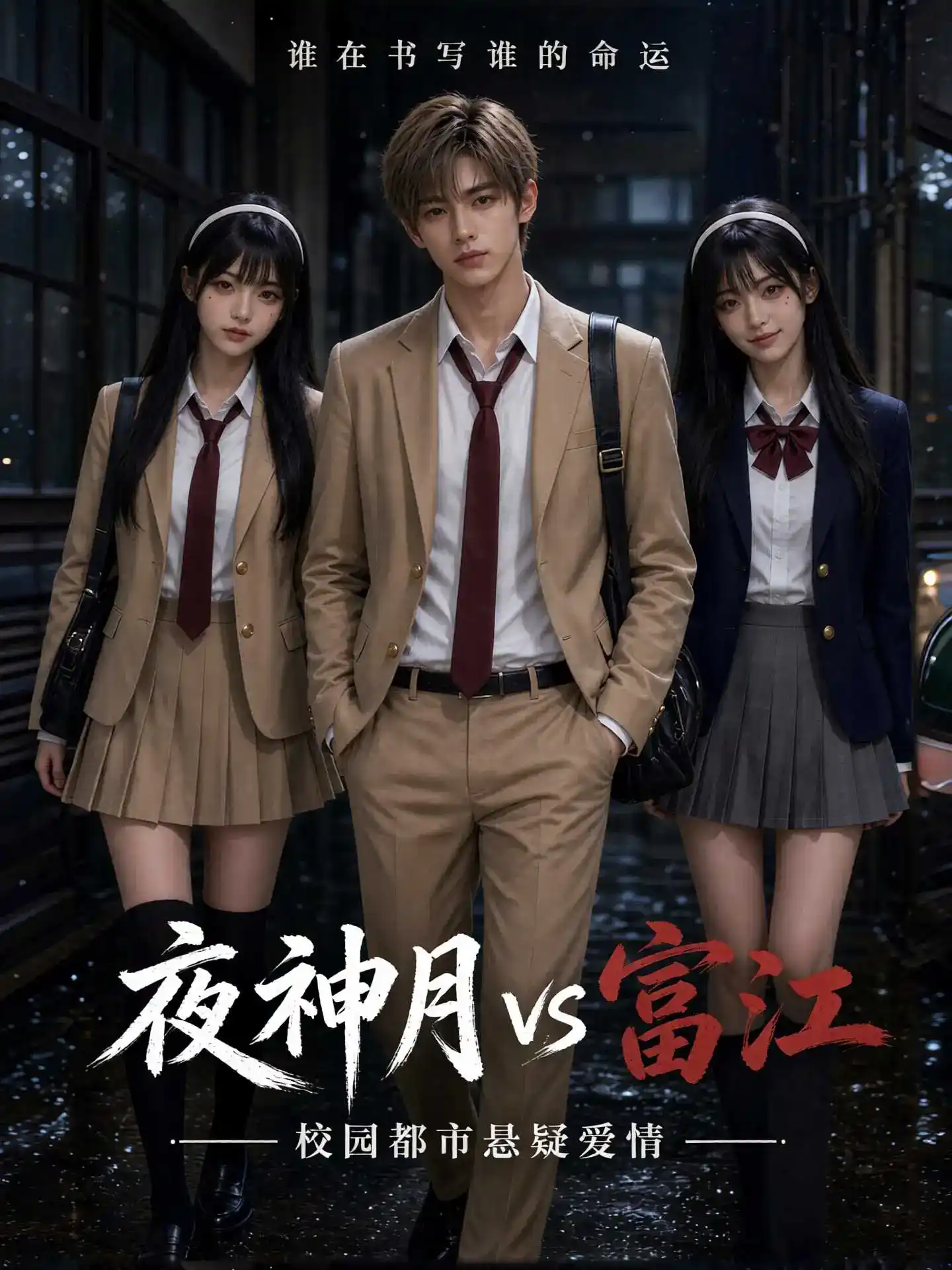 夜神月VS富江|黄果创意改编封面